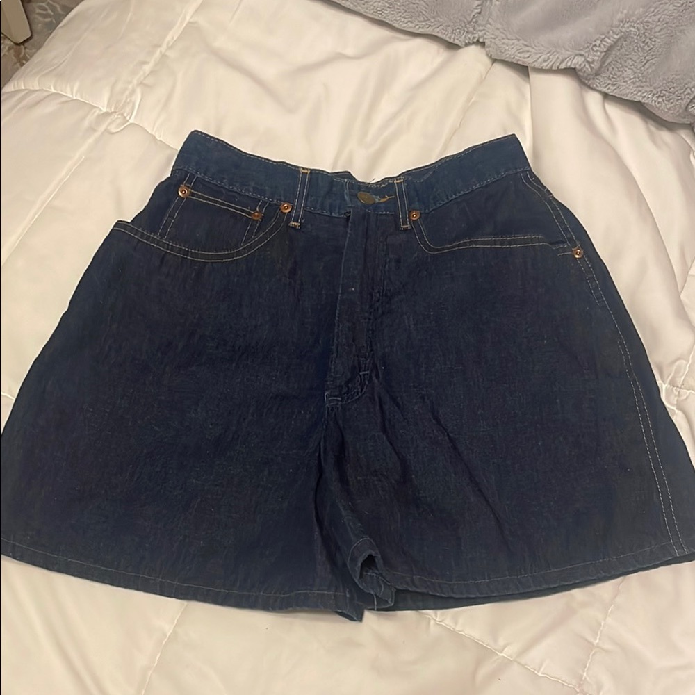 Lee Dark Blue Jean Shorts for Women 26” Vintage Rare find